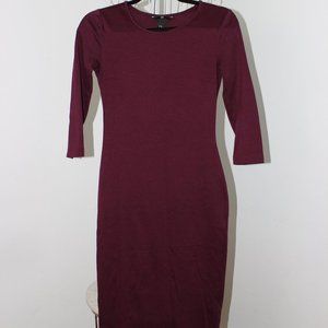 Eggplant, Purple Midi Dress